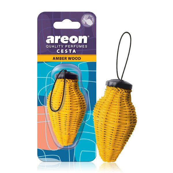 Odorizant auto Areon Cesta Amber Wood