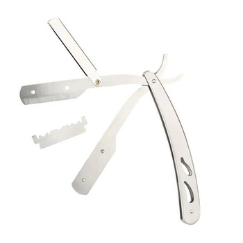 Brici profesional pentru barbierit si ras capilar, ASKSA, brici din otel inoxidabil, lungime 14 cm Brici profesional pentru barbierit si ras capilar, ASKSA, brici din otel inoxidabil, lungime 14 cm