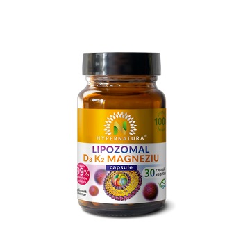 Lipozomal Vitamina D3+K2+Magneziu, N Hypernatura, 30 capsule Lipozomal Vitamina D3+K2+Magneziu, N Hypernatura, 30 capsule