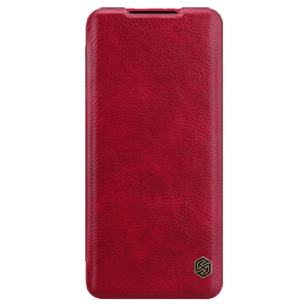 Carcasa din piele Nillkin, compatibila Xiaomi Poco M3, Rosu
