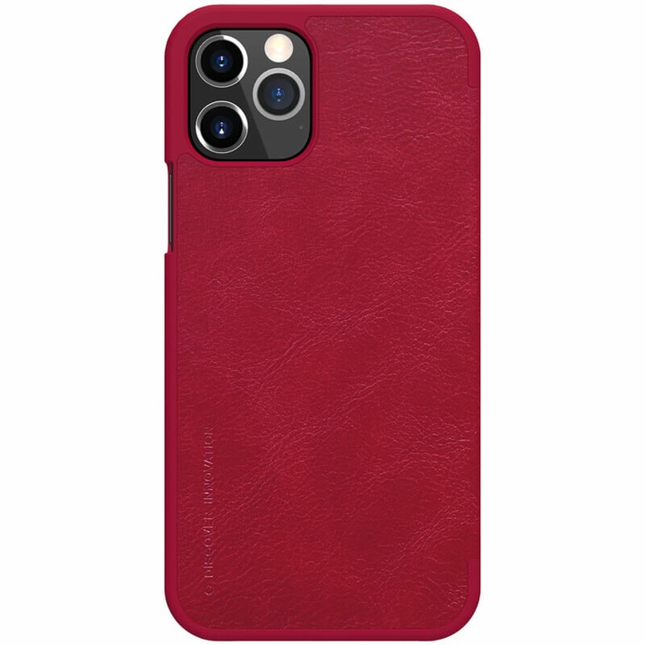 Високо защитен калъф за iPhone 12 Pro Max, Sol Protect, Y43, метален, елегантен рубинен