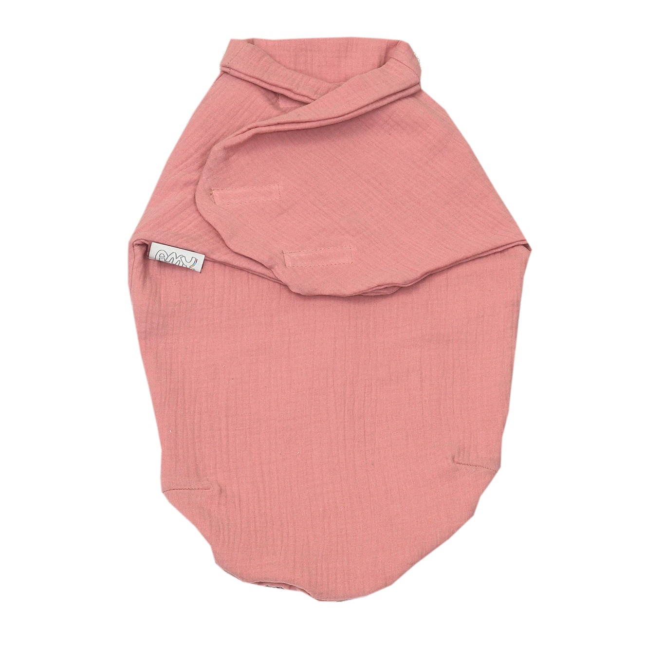 Paturica de infasat din bumbac, Baby swaddle, Puzzle Muslin, Roz, Amy