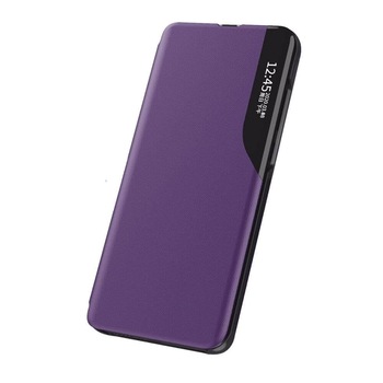 Husa Pentru Huawei P40 Lite, Smart View Case, Functie Stand, Flip / Carte, Purple Husa Pentru Huawei P40 Lite, Smart View Case, Functie Stand, Flip / Carte, Purple