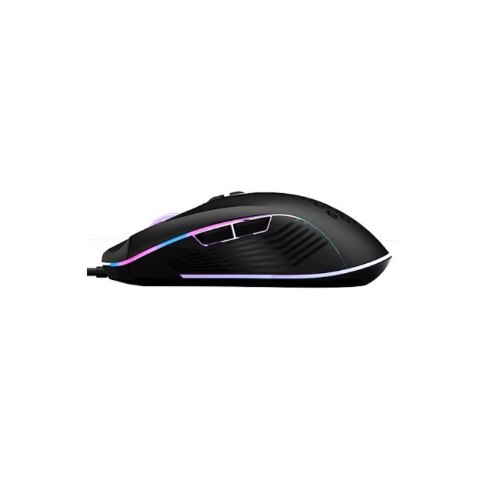 Мишка XO-M3 Wolf ,RGB подсветка,Черена