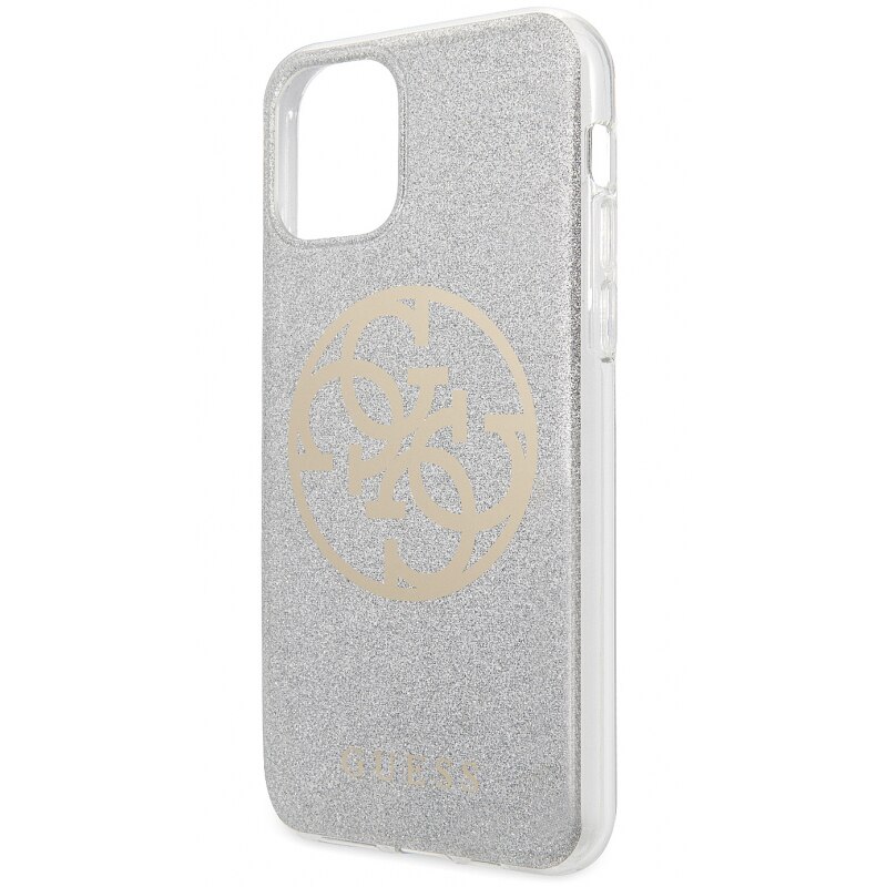 Husa de protectie Guess pentru Iphone 11 Pro, Glitter Gradient Logo