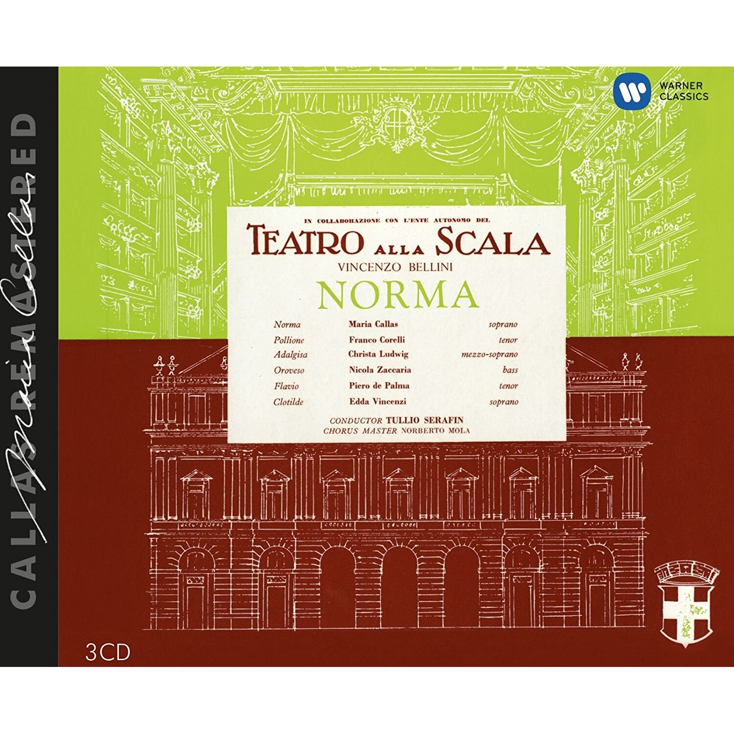 Christa LudwigMaria Callas - Bellini Norma 1960 - Maria Callas Remastered - CD