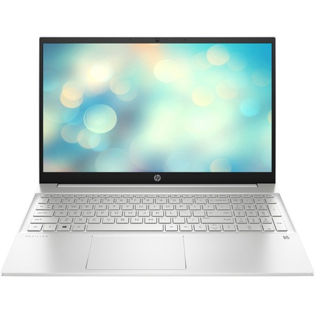 Laptop HP Pavilion 15-eh0058nq cu procesor AMD Ryzen 3 4300U pana la 3.70 GHz, 15.6", Full HD, 8GB, 256GB SSD, AMD Radeon Graphics, Free DOS, Natural silver