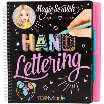 Carte Magic Scratch Hand Lettering Top Model, Depesche Carte Magic Scratch Hand Lettering Top Model, Depesche