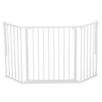 Poarta de siguranta pentru bebelusi Flex M, Baby Dan, 146 x 71 cm, Alb Poarta de siguranta pentru bebelusi Flex M, Baby Dan, 146 x 71 cm, Alb