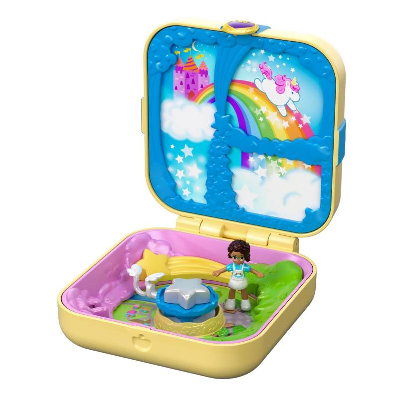Set de joaca Polly Pocket, Cutia Secretelor Unicorn Utopia GDK78