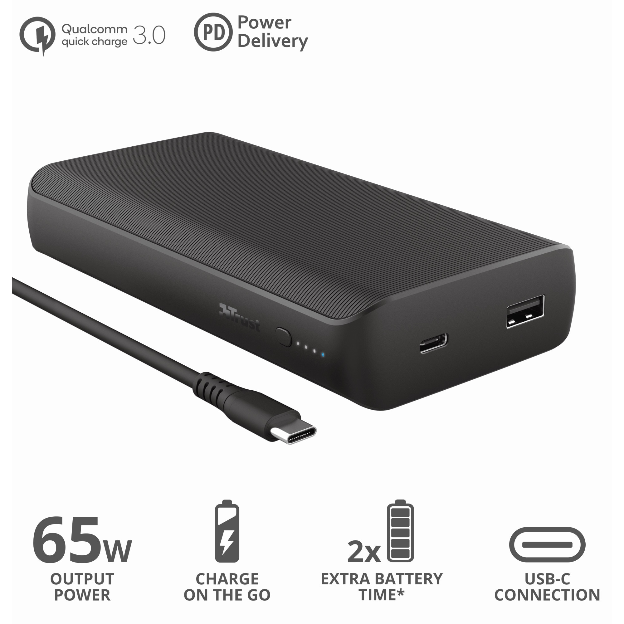 Libertroy Batterie externe 500 000 mAh – Universelle 500 mAh Backup USB  Battery Power Bank External Battery Pack Charger Exquisitely Designed  Durable – Blanc : : High-Tech