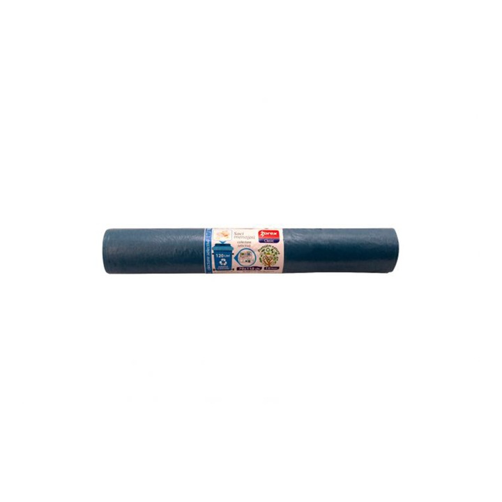 Szelektív gyűjtőzsákok Zorex-Papír/Karton, 120L, kék, 10 db / tekercs