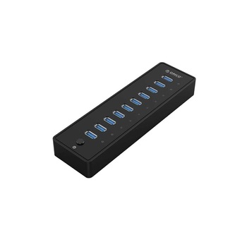 Hub Orico P10-U3 cu 10 port-uri USB 3.0 Hub Orico P10-U3 cu 10 port-uri USB 3.0
