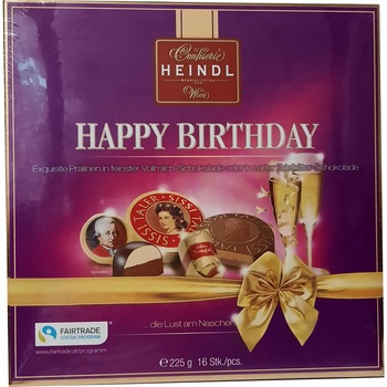 Praline asortate de ciocolata Heindl Praline La Multi Ani, 225g Praline asortate de ciocolata Heindl Praline La Multi Ani, 225g