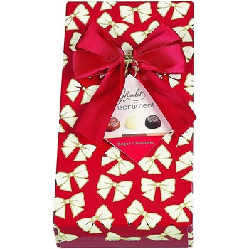 Praline asortate de ciocolata Hamlet Assortiment red gifty, 125g Praline asortate de ciocolata Hamlet Assortiment red gifty, 125g
