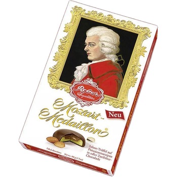 Praline medalion Reber Mozart, 100g Praline medalion Reber Mozart, 100g