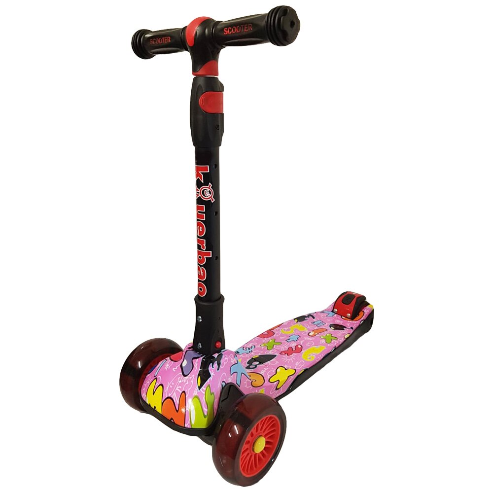 Trotineta pliabila cu trei roti late si luminoase, PC62-A RCO®