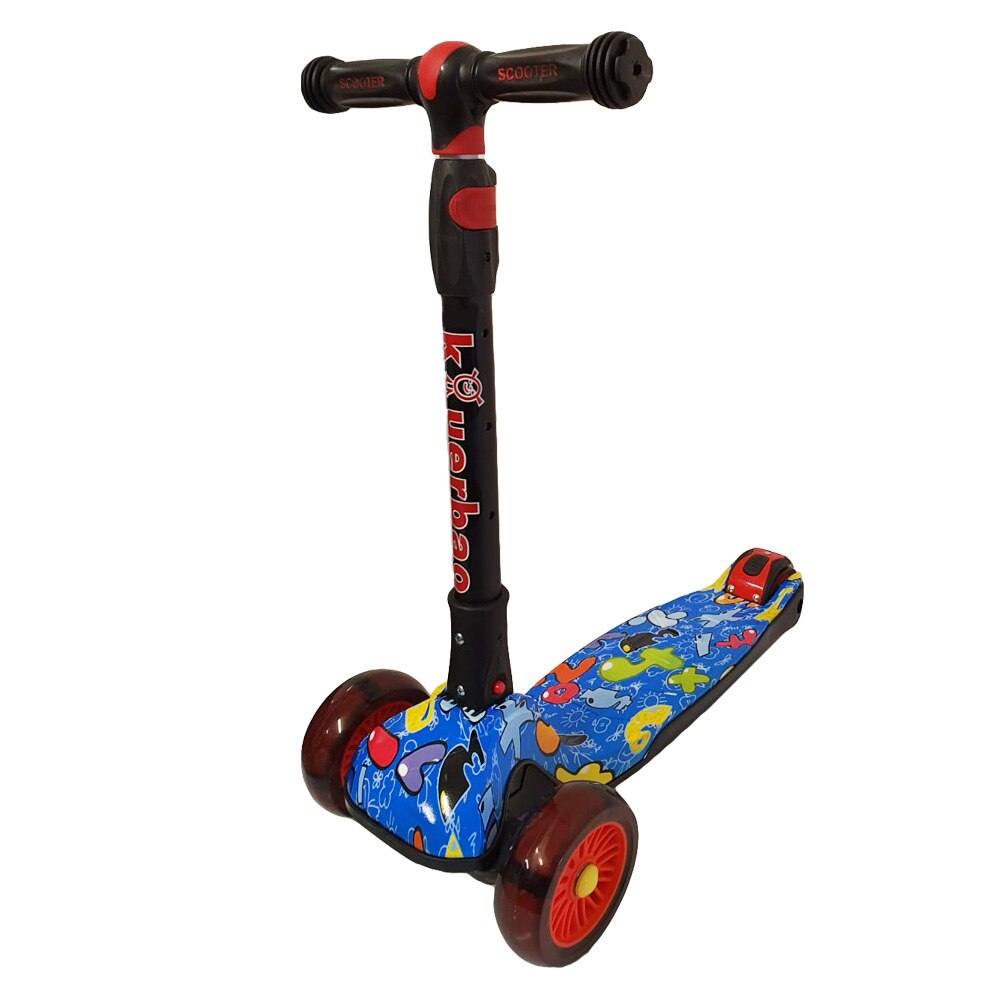 Trotineta pliabila cu trei roti late si luminoase, PC62-B RCO®