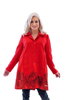 Palton Desigual, 19SWEWXF, Rosu, 42 EU Palton Desigual, 19SWEWXF, Rosu, 42 EU