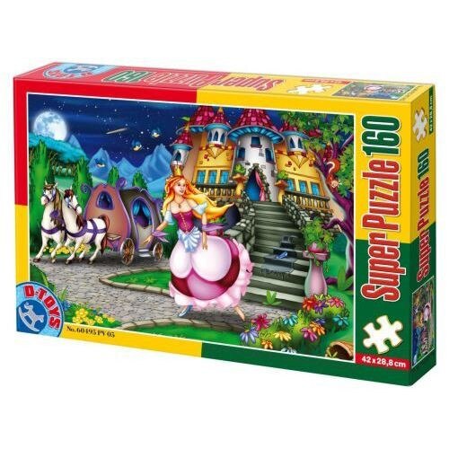 Puzzle 160 piese, Scena din povestea Cenusareasa, D-Toys, + 5 ani