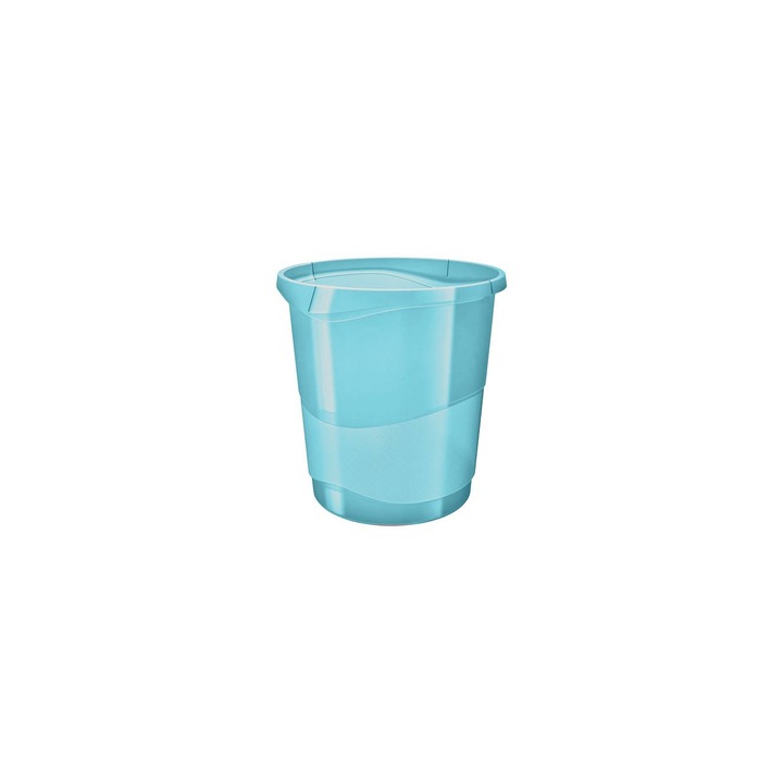 Esselte "Colour` Ice" papírkosár 14l-es, áttetsző kék