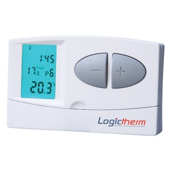 Termostat digital programabil LOGICTHERM C7 pentru controlul temperaturii ambientale pe fir Termostat digital programabil LOGICTHERM C7 pentru controlul temperaturii ambientale pe fir