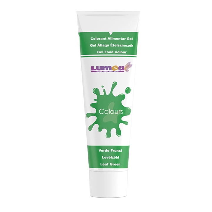 Colorant alimentar gel Lumea Colors Verde frunza, 30 g