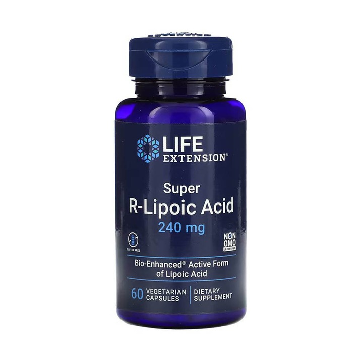 Super R-Lipoic Acid, 240 mg, Life Extension, 60 capsule