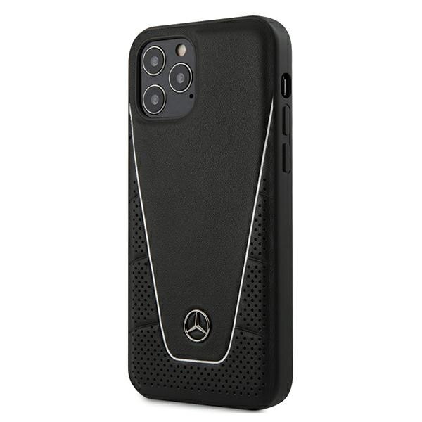 Husa Mercedes din piele naturala Dynamic line copatibila cu Iphone 12/12 Pro