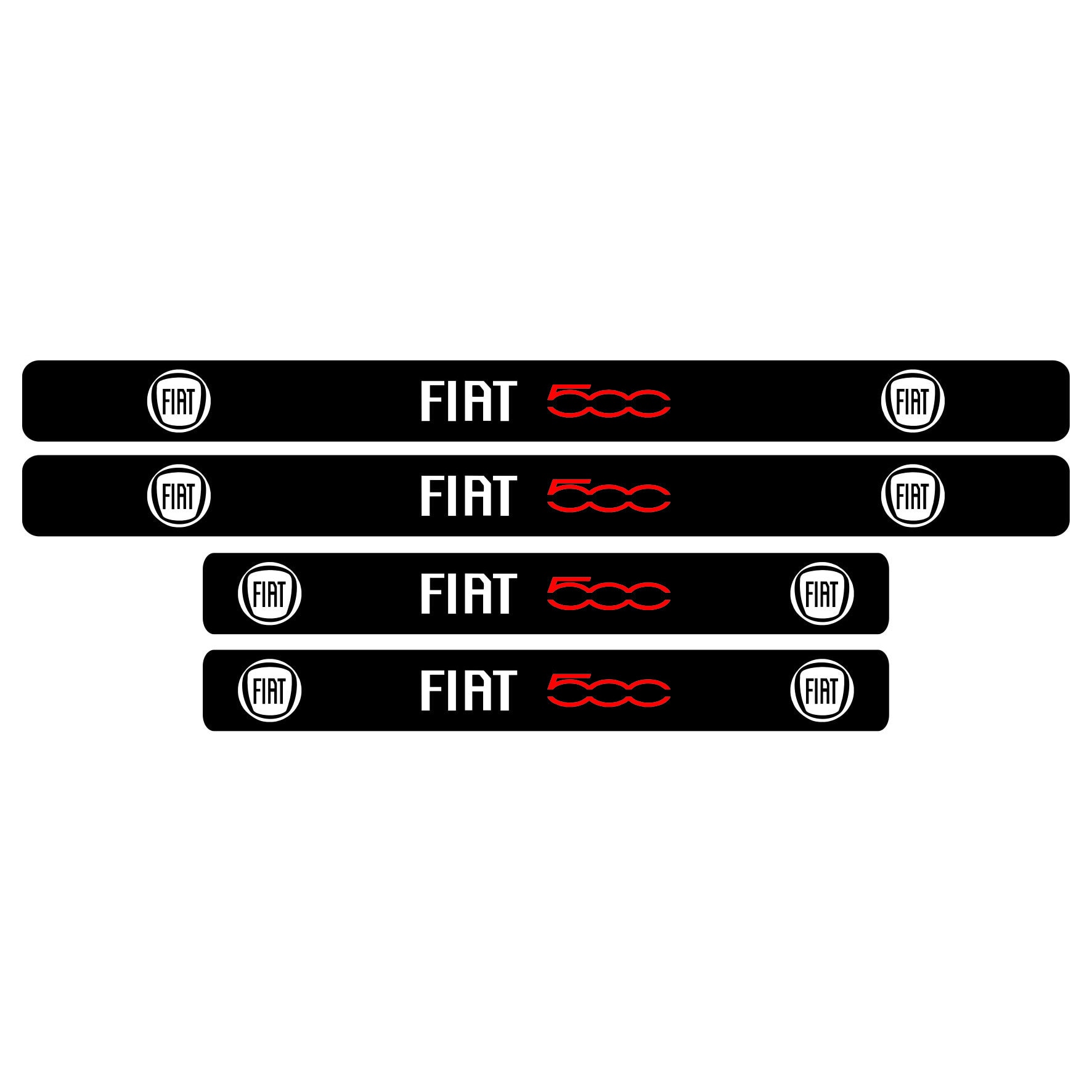 Set stickere praguri, Fiat 500