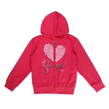 Hanorac Seagull cu gluga, Fucsia Hanorac Seagull cu gluga, Fucsia