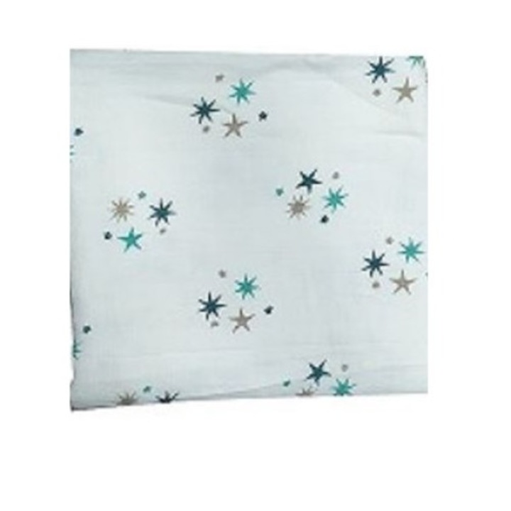 Paturica bebe model stelute verzi