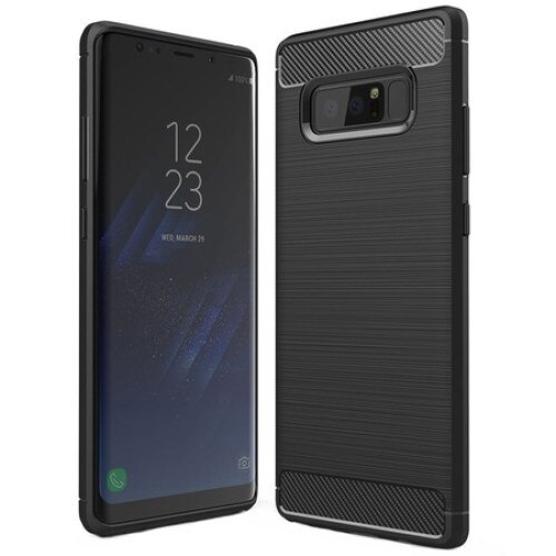 Husa Samsung Galaxy Note 8 Carbon Brushed Black