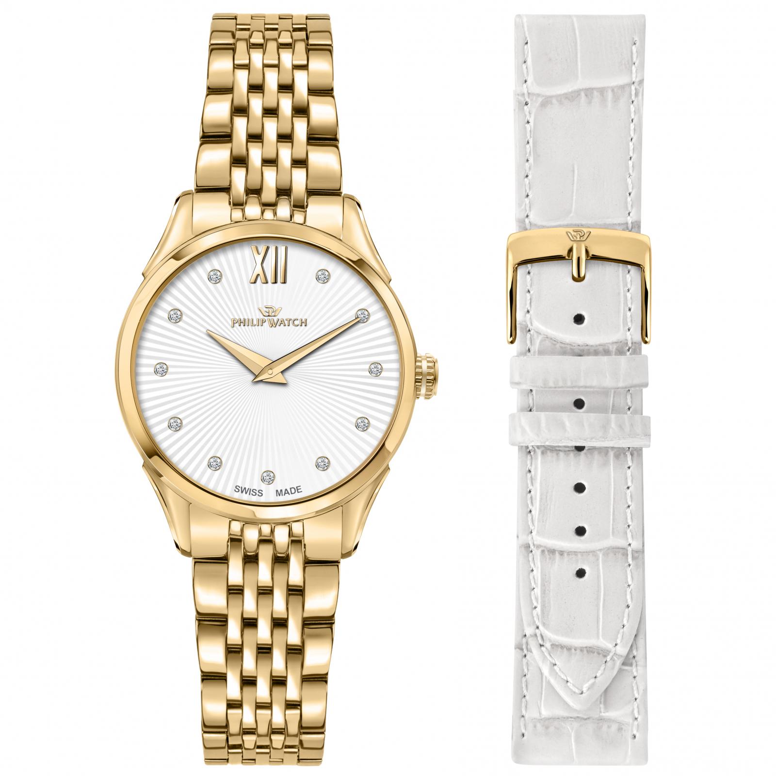 Ceas dama Philip Watch R8253217505 Quartz Auriu