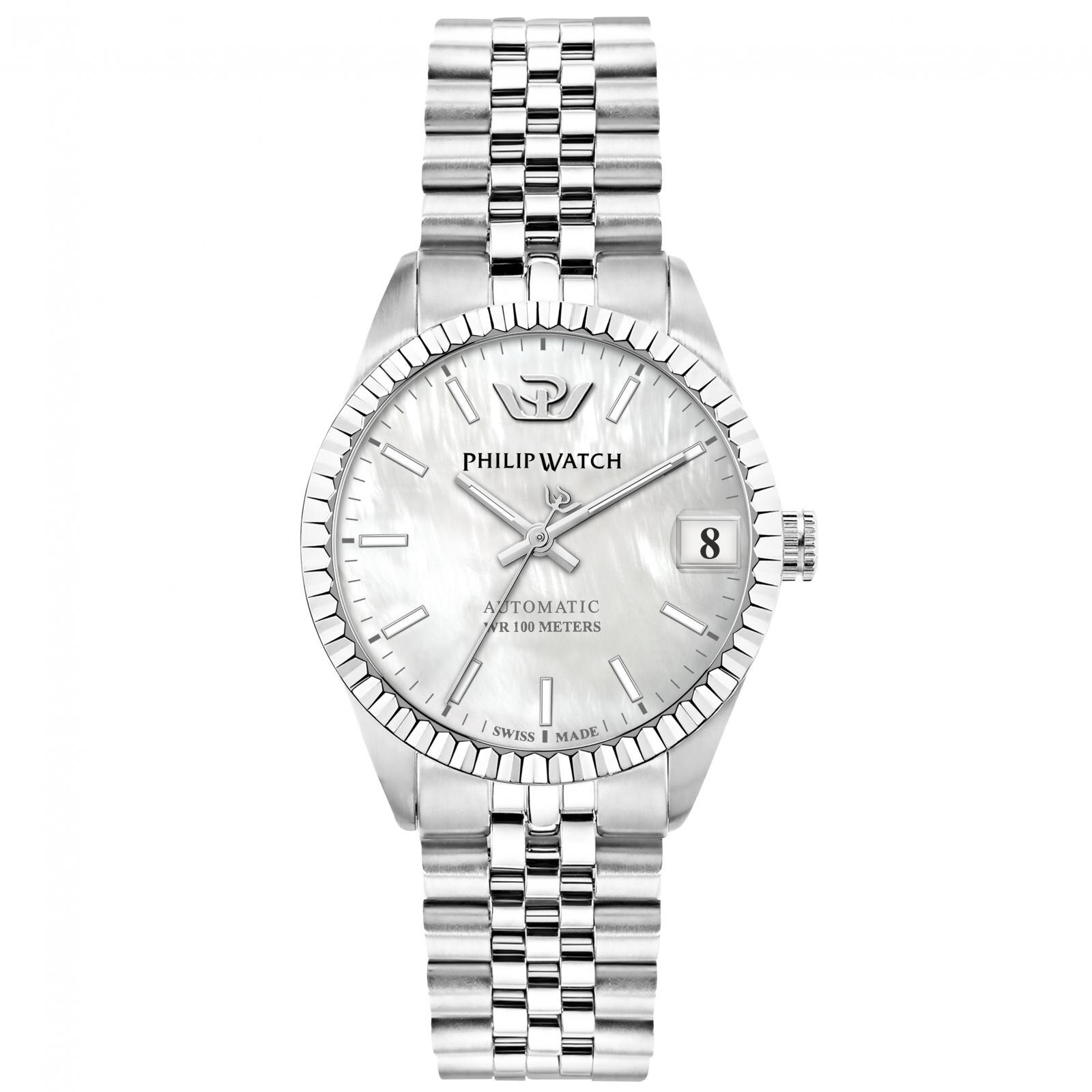 Ceas dama Philip Watch R8223597506 Automatic Argintiu