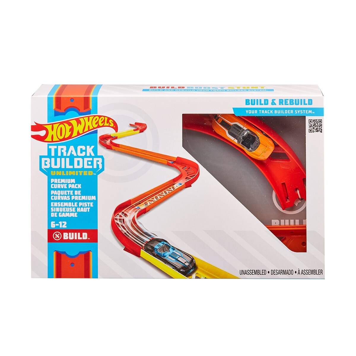Set de joaca Hot Wheels Build & Rebuild, Pachet Premium curbe