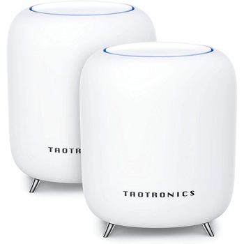 Sistem Wi-Fi Mesh TaoTronics Tri-Band (2-pack) AC3000 Gigabit cu acoperire completa pentru casa Sistem Wi-Fi Mesh TaoTronics Tri-Band (2-pack) AC3000 Gigabit cu acoperire completa pentru casa