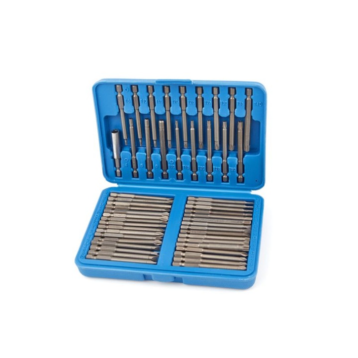 Комплект дълги битове, HBM, За бормашина, 50 бр