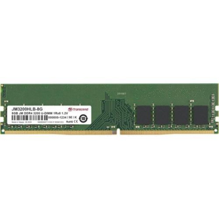 8GB 3200MHz DDR4 RAM Transcend JetRam CL19 (JM3200HLB-8G) (JM3200HLB-8G)