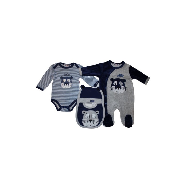 Set bebe, TOM & KIDDY, Albastru, 60-67 CM