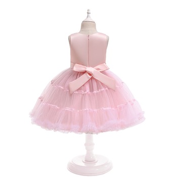 Rochie pentru fete, Model Unicorn, Bumbac/ Poliester, Roz Rochie pentru fete, Model Unicorn, Bumbac/ Poliester, Roz