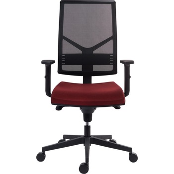 Scaun de birou ANTARES Mag 1850, brate reglabile pe inaltime, suport lombar reglabil, mesh negru/textil E09 bordo Scaun de birou ANTARES Mag 1850, brate reglabile pe inaltime, suport lombar reglabil, mesh negru/textil E09 bordo