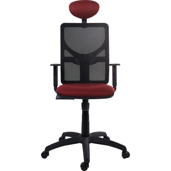 Scaun de birou ANTARES Mag Pro PDH, cu tetiera, brate reglabile pe inaltime, suport lombar reglabil, mesh negru/textil E09 bordo Scaun de birou ANTARES Mag Pro PDH, cu tetiera, brate reglabile pe inaltime, suport lombar reglabil, mesh negru/textil E09 bordo