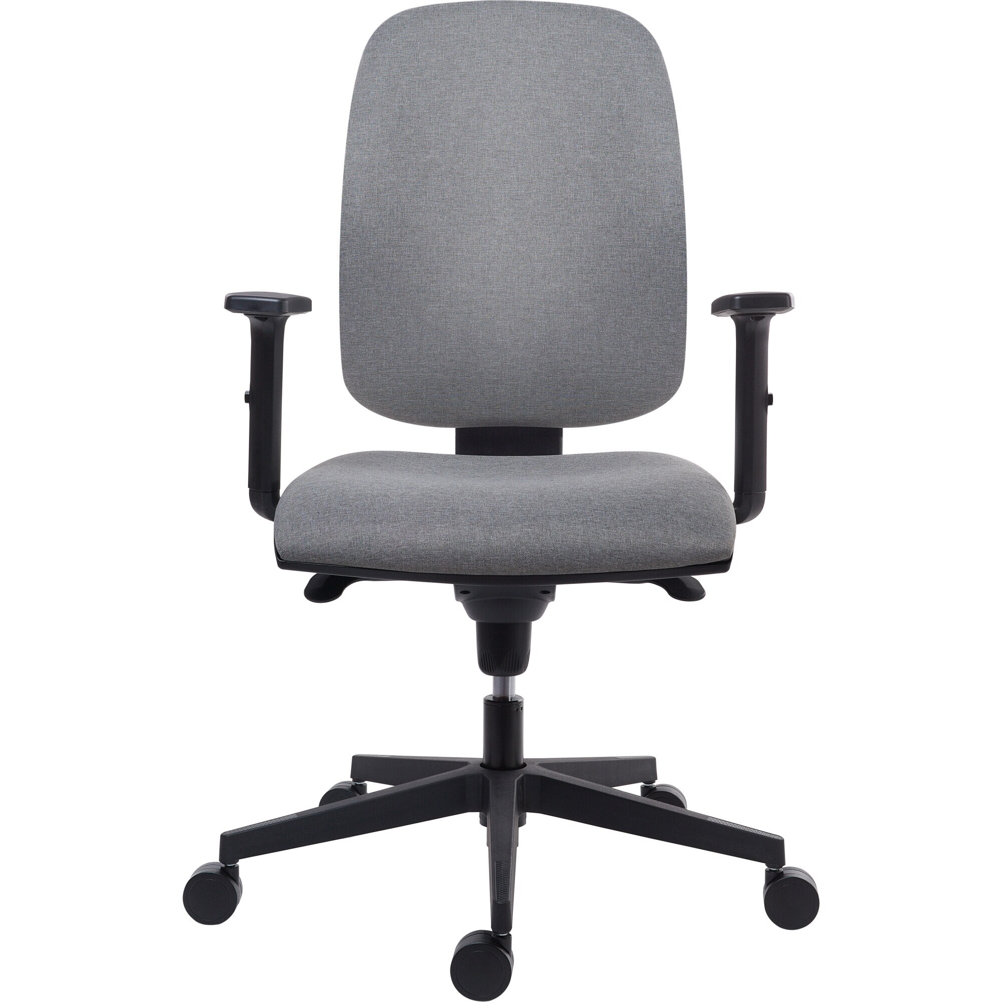 Scaun de birou ANTARES Mag Stuttgart, brate reglabile pe inaltime, spatar reglabil vertical, textil E21 gri