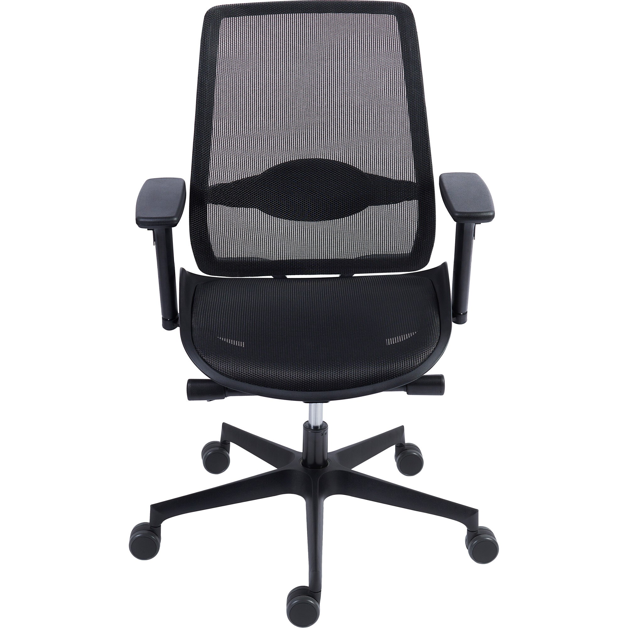 Scaun de birou ANTARES Mag 8000, brate 3D reglabile pe inaltime, adancime si interior, translatie sezut, suport lombar reglabil, mesh negru
