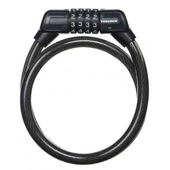 Antifurt Bicicleta Trelock K2 Kombi Silver - Negru Antifurt Bicicleta Trelock K2 Kombi Silver - Negru