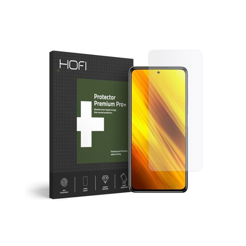 Folie Sticla Securizata Hofi Glass Pro+ Compatibila Cu Xiaomi Poco X3 Pro / X3 Nfc, Transparenta