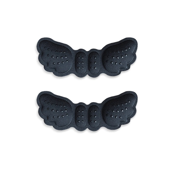 Set 2 branturi cu pernite pentru calcai, suport interior pentru incaltaminte, marime universala, Negru