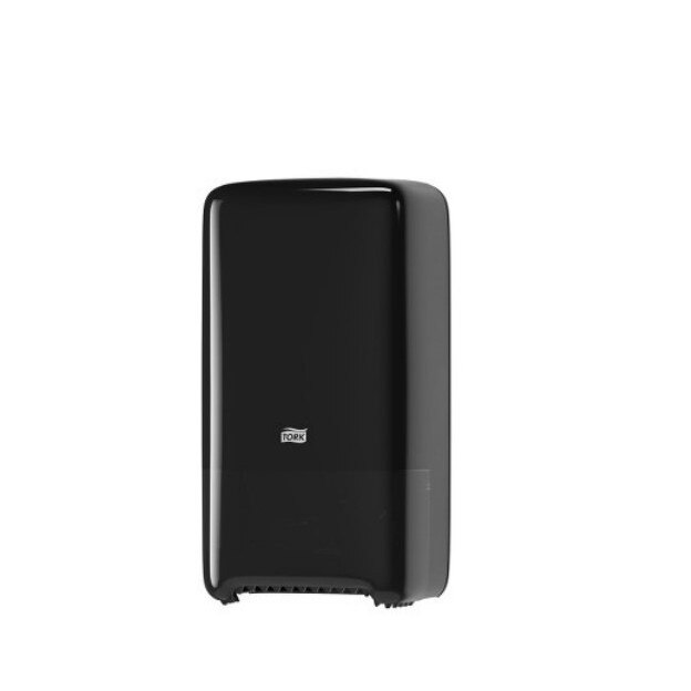 Dozator de role de hartie igienica Tork Twin Mid-size, negru