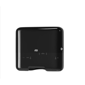 Dozator de prosoape pentru maini Tork Singlefold/pliate in C Mini, negru Dozator de prosoape pentru maini Tork Singlefold/pliate in C Mini, negru
